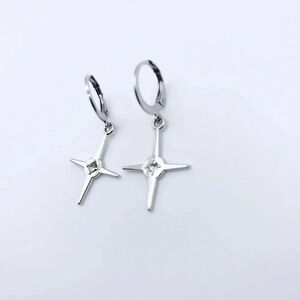 star Hoops Earrings